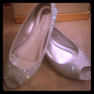 Wedding Flats with small heel